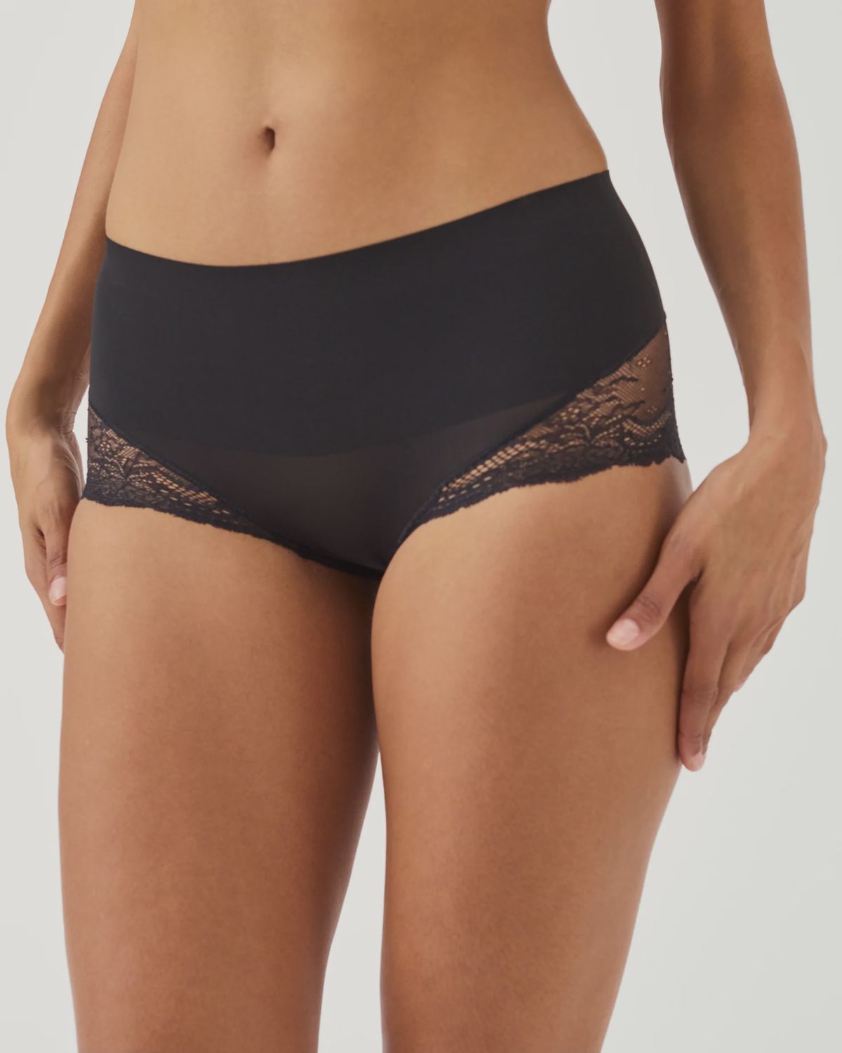 Lace Hipster (Black) - SPANX