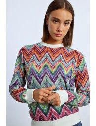Chevron Knit Top