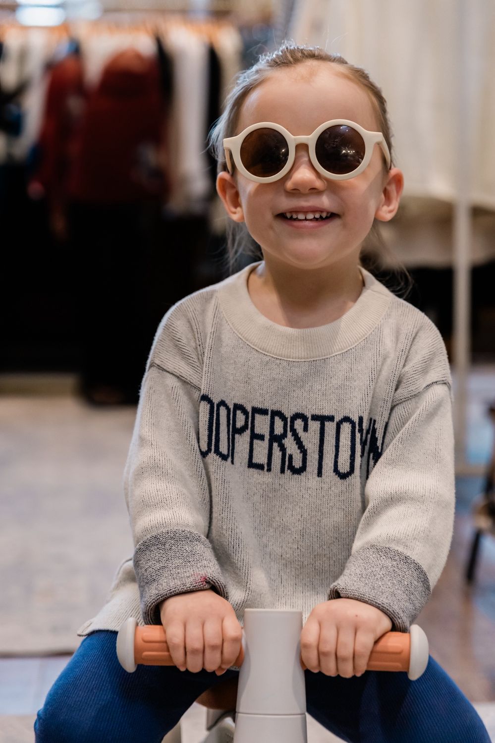 Cooperstown Kids Sweater - Cream