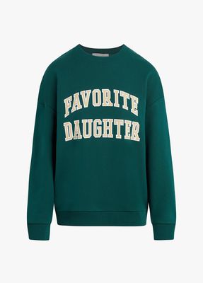Collegiate Sweatshirt- Juniper