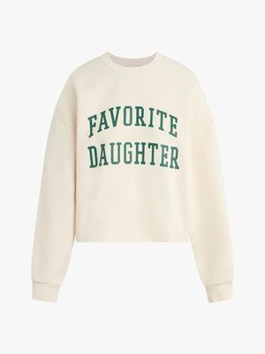 Cropped Collegiate Sweatshirt