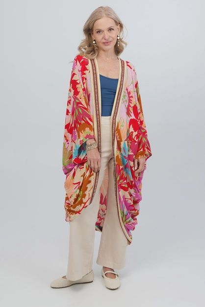 Cocoon Floral Kimono