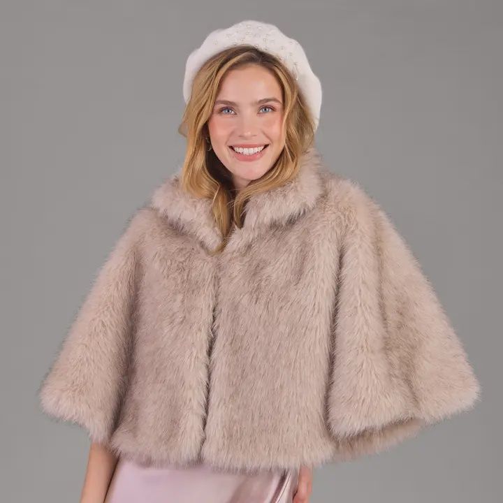 Faux Fur Capelet
