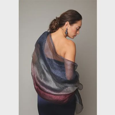 Silk Glitter Ombre Wrap