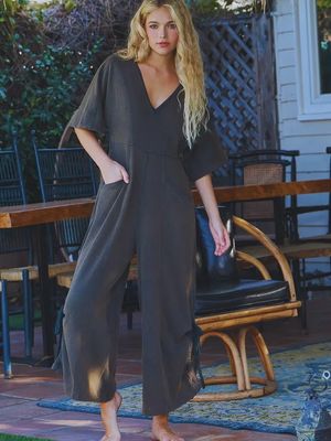 Oversized Wide-Leg Jumpsuit
