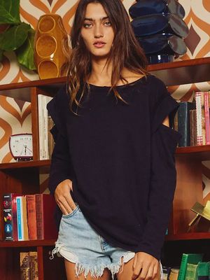 Cut out Sleeve Top