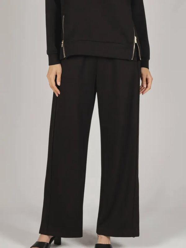 Butter Modal Side Stripe Wide Leg Pants