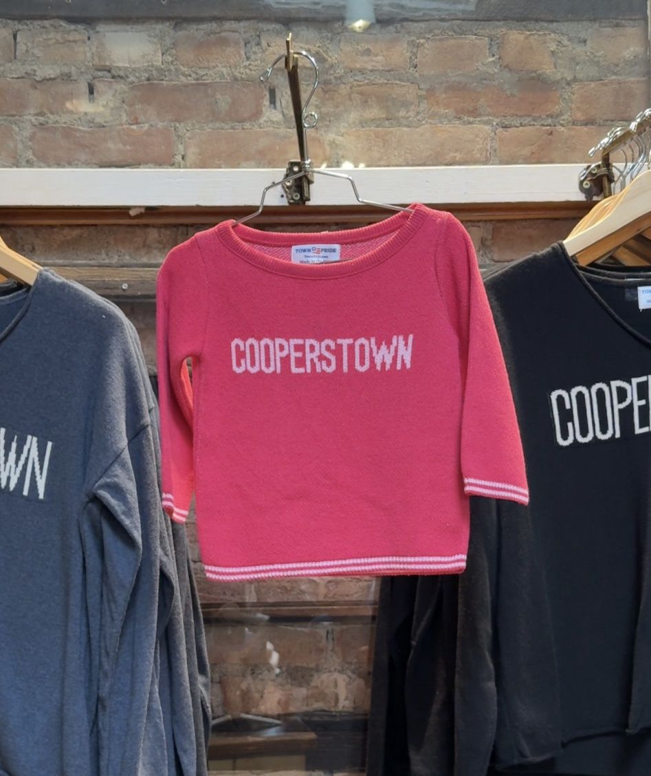 Cooperstown Baby Sweater - Pink