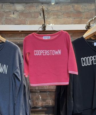Cooperstown Baby Sweater - Pink