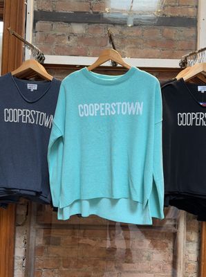 Cooperstown Sweater - Aqua