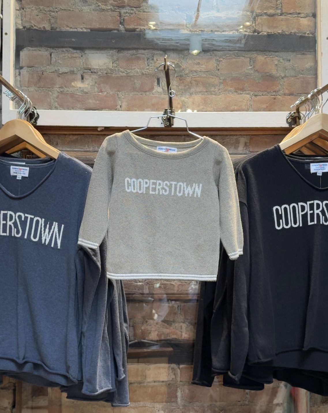 Cooperstown Baby Sweater - Pewter