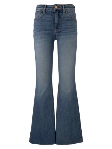 STELLA HIGH RISE FAB AB FLARE W/RAW HEM - Hardworking, Size: 00