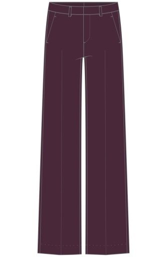 Kelsey wide leg trouser 31in inseam, Size: 0
