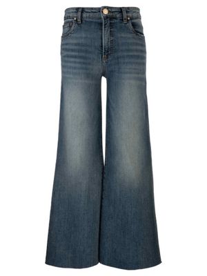 RYAN HIGH RISE FAB AB SUPER WIDE LEG RAW HEM