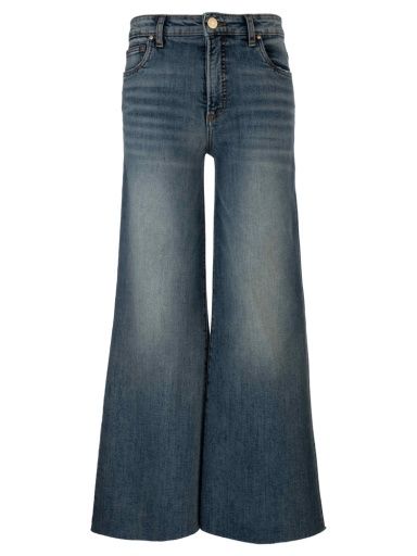 RYAN HIGH RISE FAB AB SUPER WIDE LEG RAW HEM, Size: 00