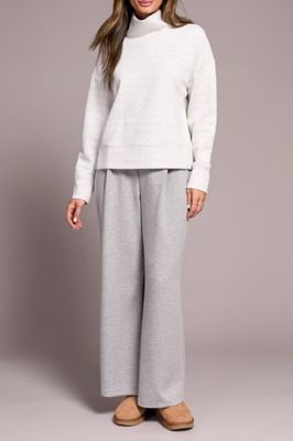 L/S FUNNEL NECK TOP-H FROSTGREY