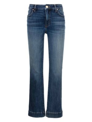 KELSEY HIGH RISE FAB AB ANKLE FLARE WITH WIDE HEM