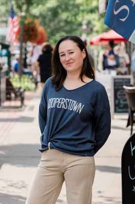 Cooperstown V-Neck Sweater - Light Navy