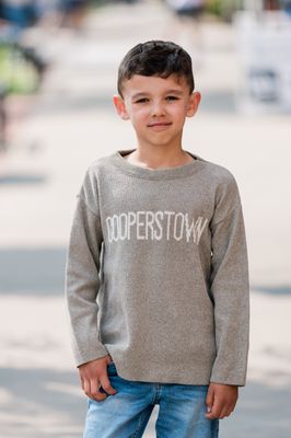 Cooperstown Kids Sweater - Pewter