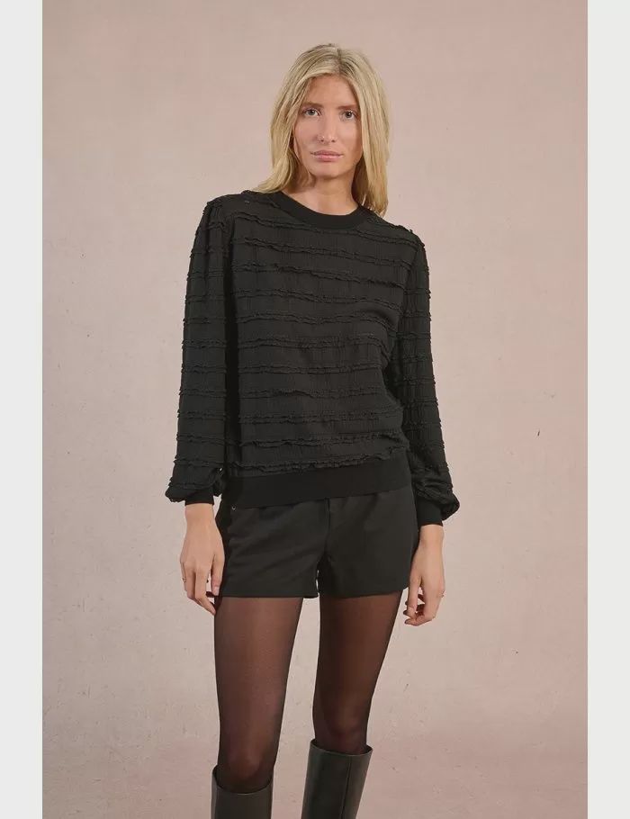 Ruffle Sweater Top