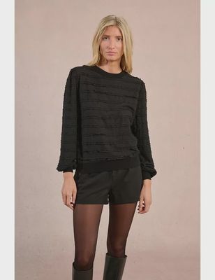Ruffle Sweater Top