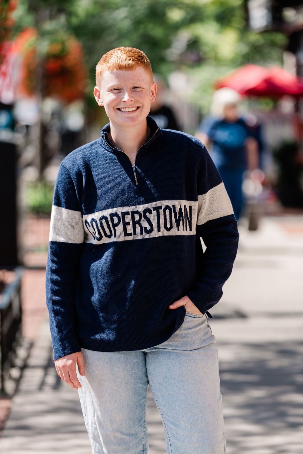 Cooperstown Quarter Zip - Navy