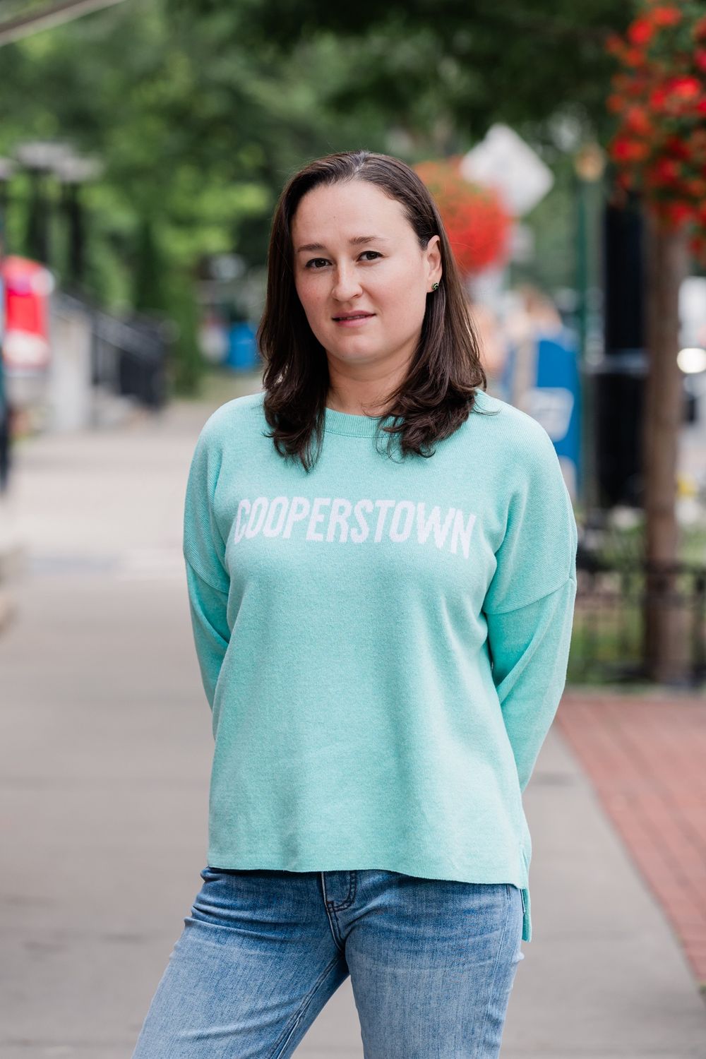 Cooperstown Sweater - Aqua