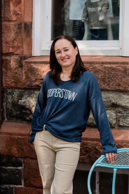 Cooperstown V-Neck Sweater - Light Navy