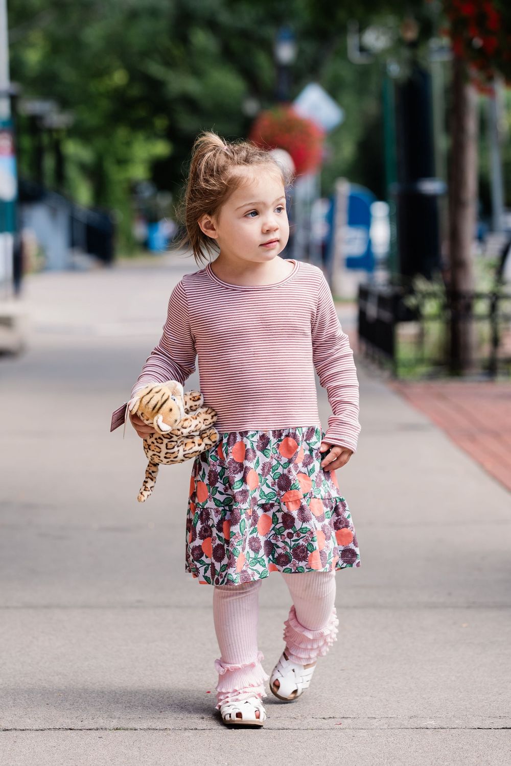 Persimmon Twirl Dress
