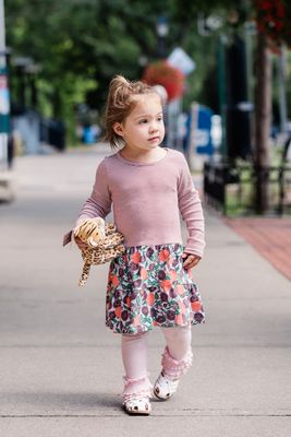Persimmon Twirl Dress