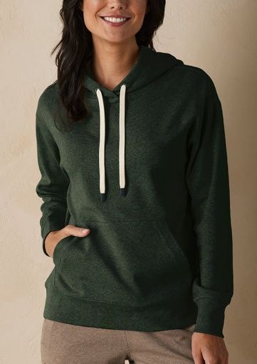 WOMEN&#39;S PUREMESO EVERYDAY HOODIE, Color: EMERALD, Size: XS