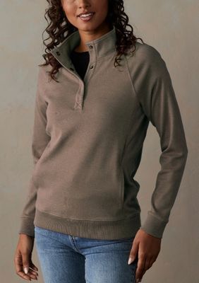 PUREMESO WEEKEND SNAP PULLOVER
