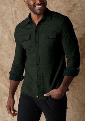 TEXTURED KNIT SHIRT