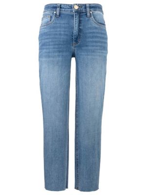 RACHAEL HIGH RISE FAB AB MOM RAW HEM - Adherent