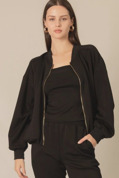 Butter Modal Bomber Jacket