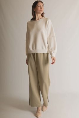 Pearl Trim Modal Top