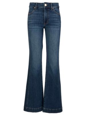 NATALIE HIGH RISE BOOTCUT SIDE INSET-WIDE HEM