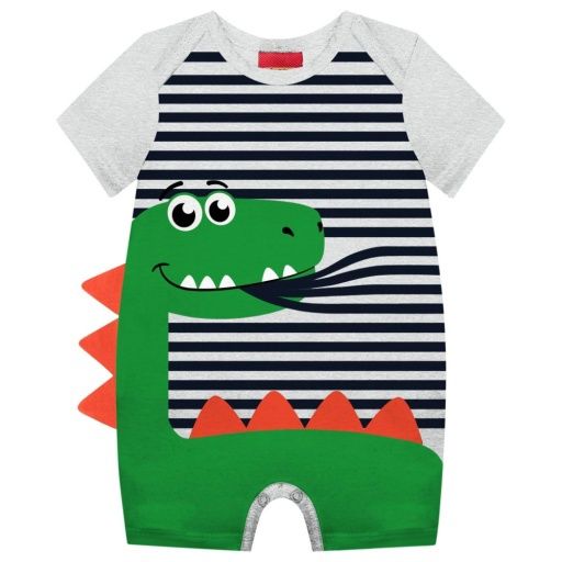 Dino Romper, Size: 3-6M