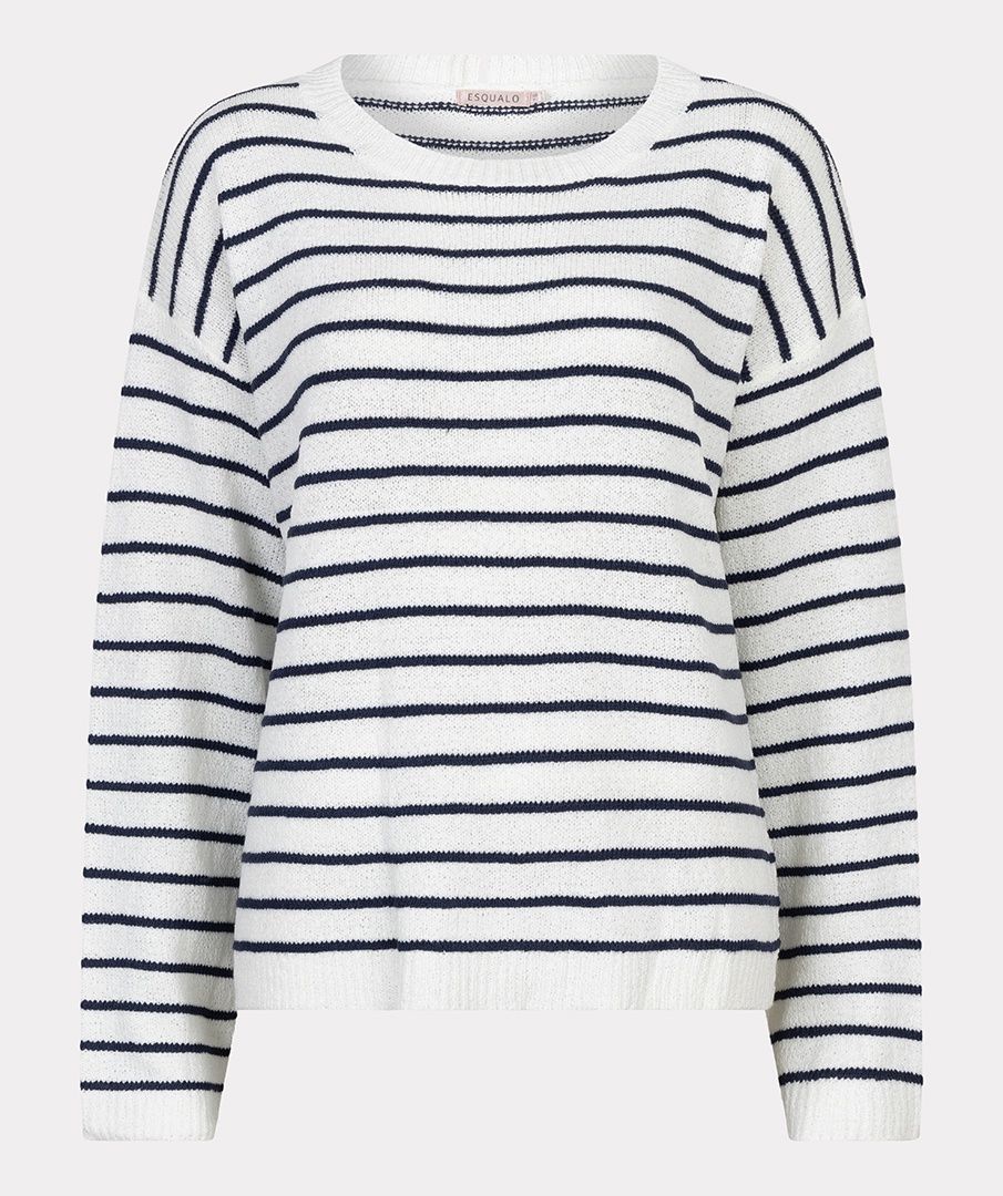 Navy and White Stripe Sweater
