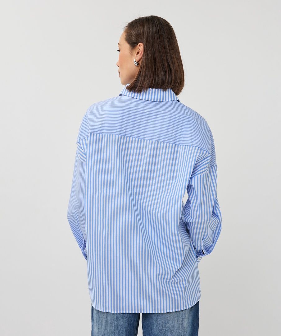Stripe Button Blouse
