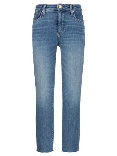 REESE HIGH RISE FAB AB ANKLE STRAIGHT  RAW HEM - Major, Size: 00