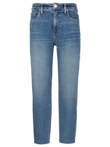 RACHAEL HIGH RISE FAB AB MOM RAW HEM, Size: 00