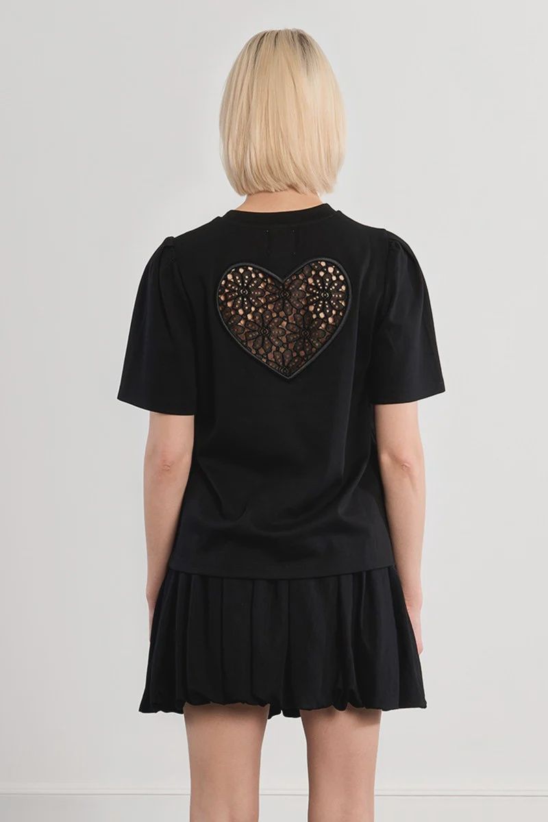 Lace Heart Tee