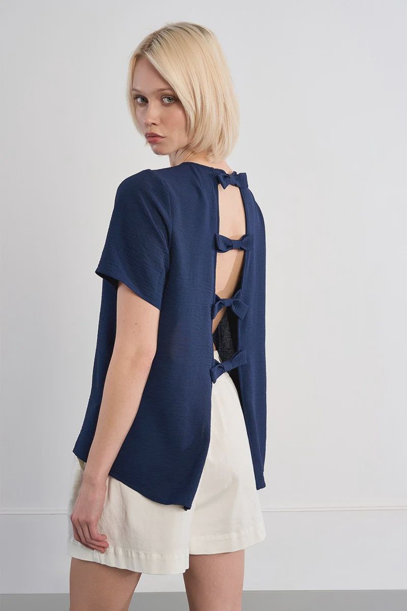 Bow Back Blouse
