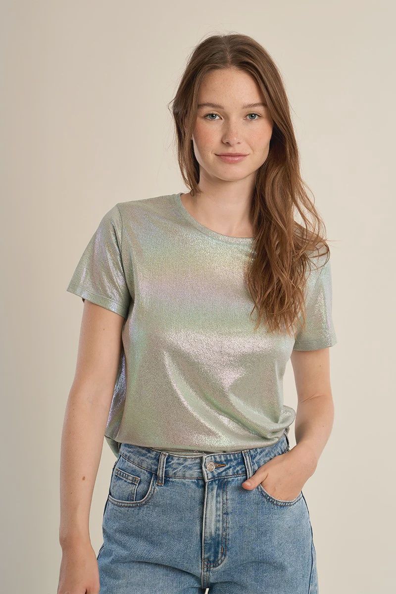 Green Shimmer Tee