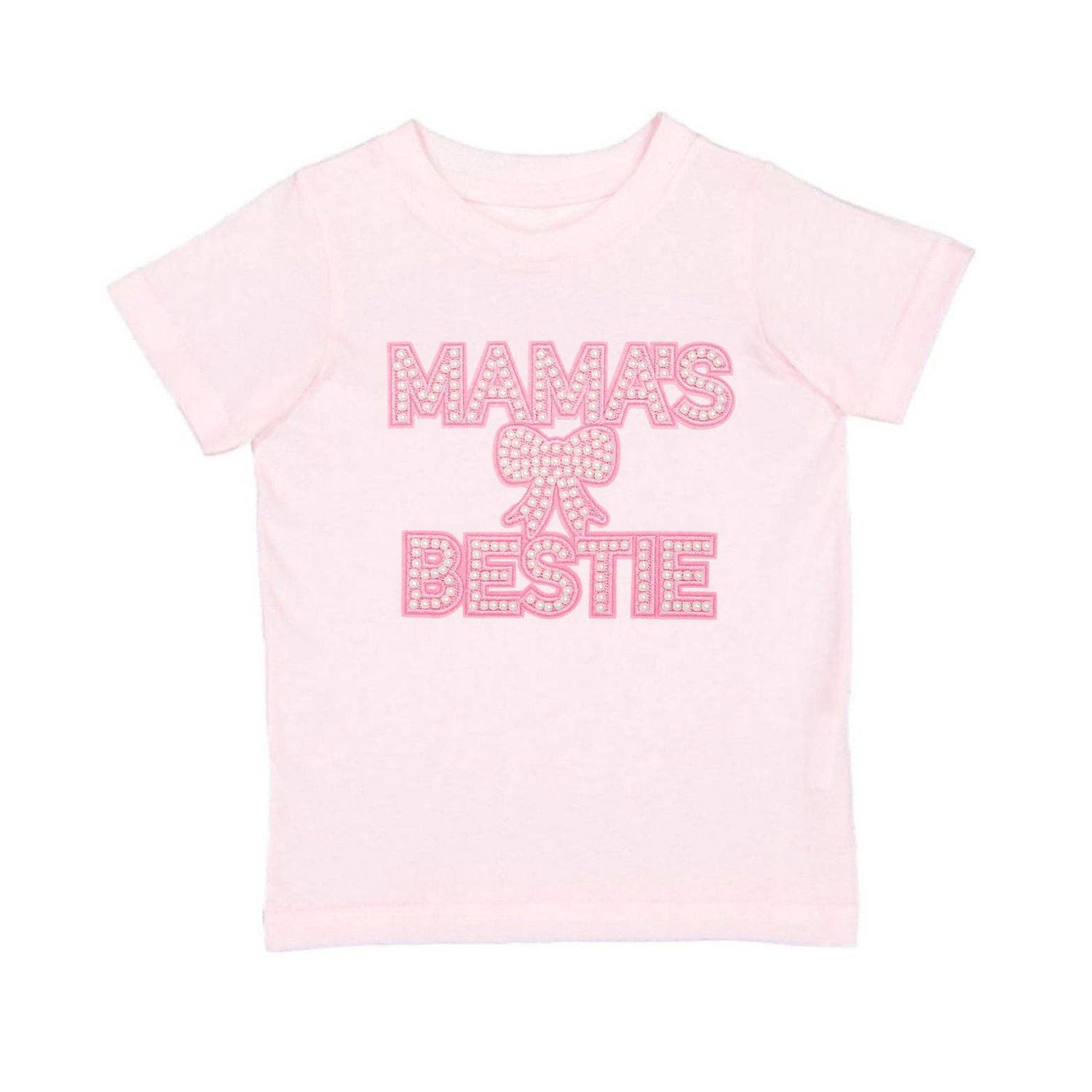 Mama's Bestie Pearl Patch T-Shirt