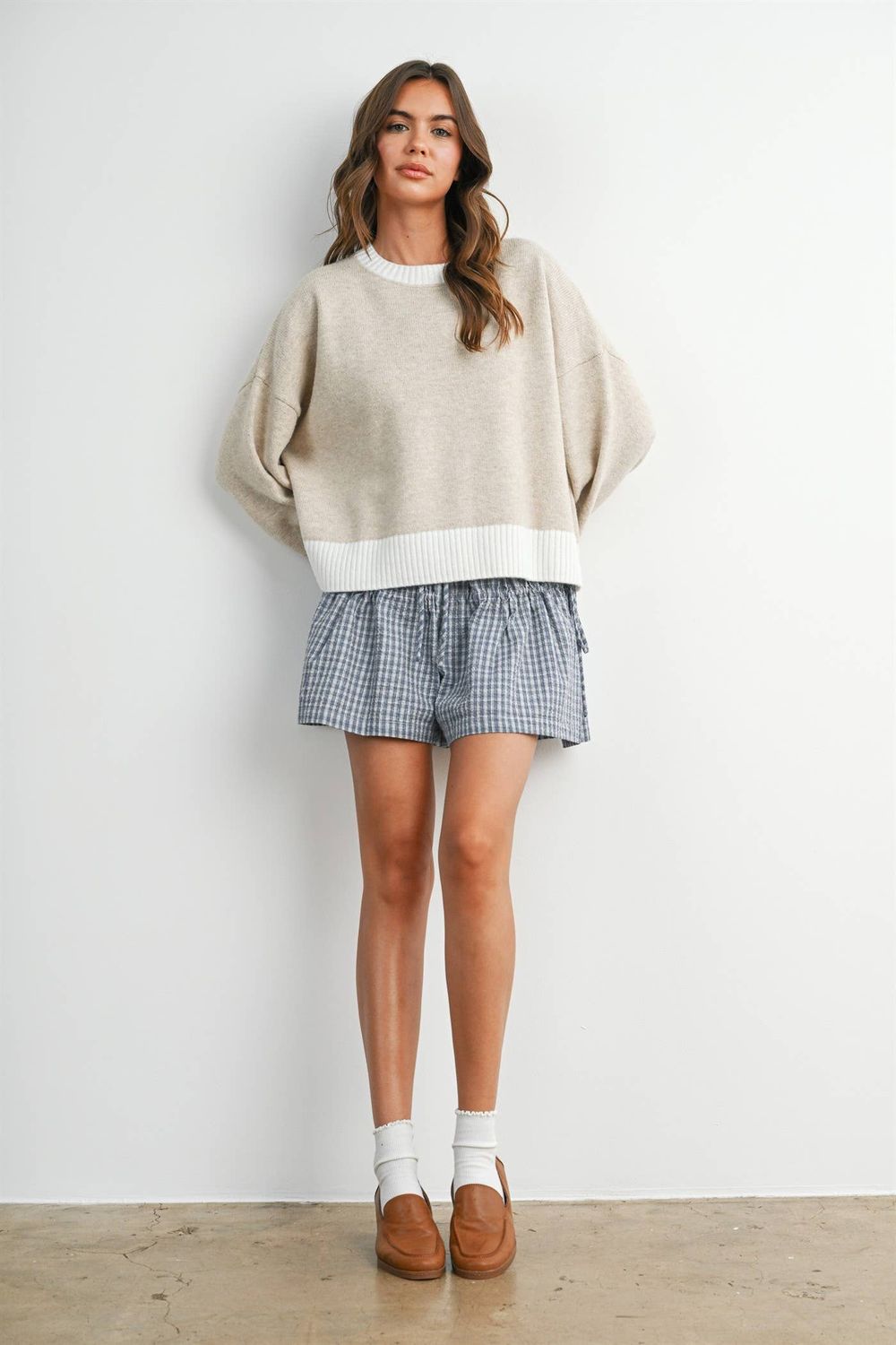 Cozy Contrast Sweater