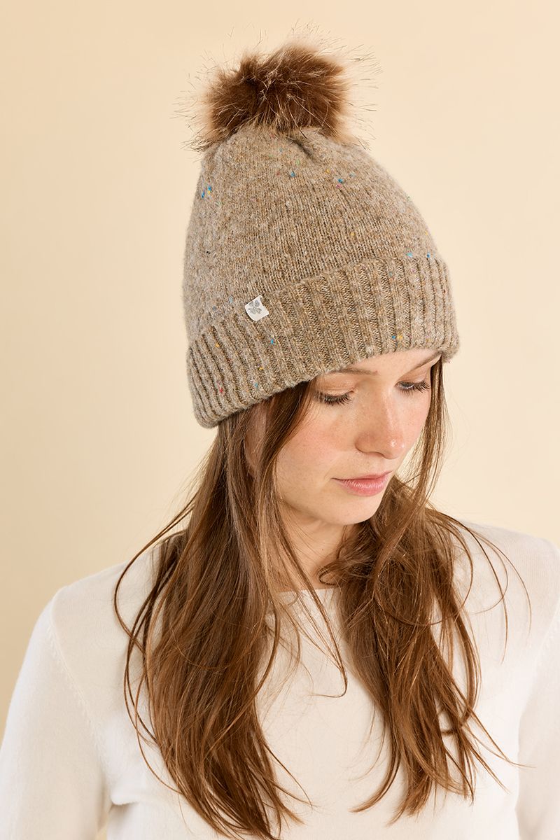 Speckled Beige Hat