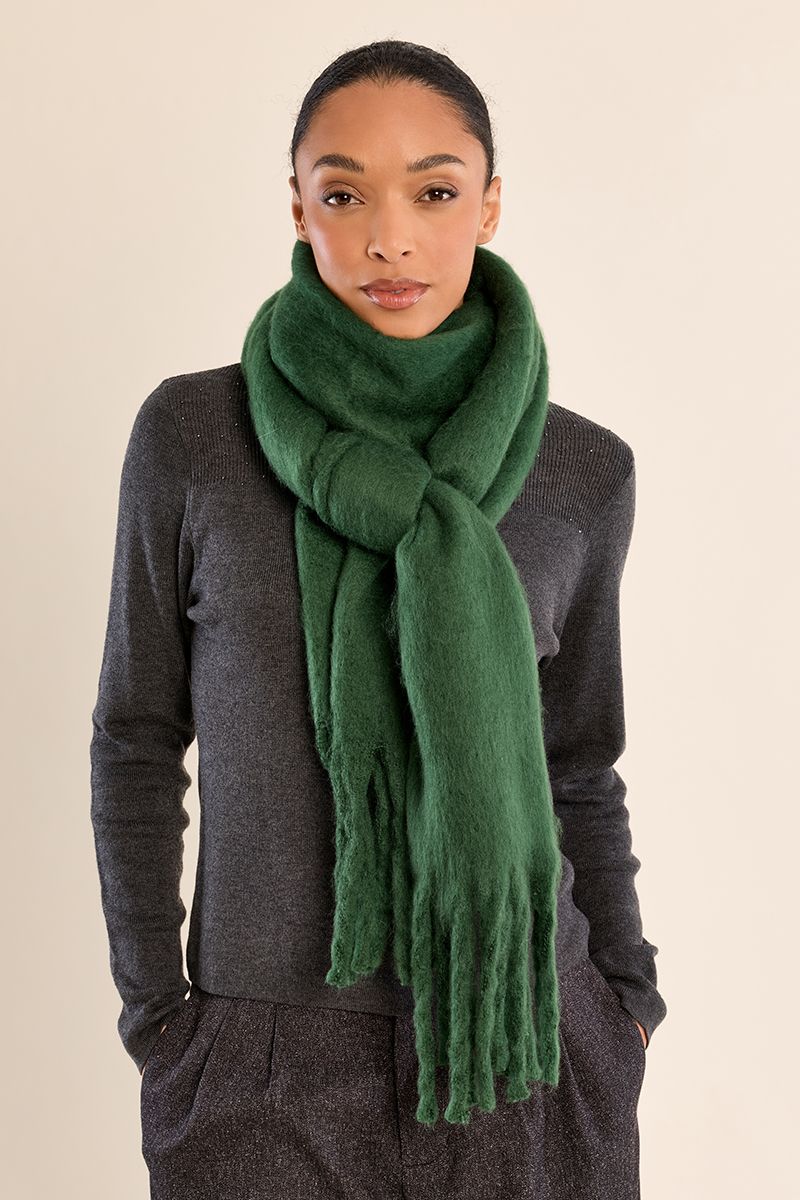 Luxe Green Scarf
