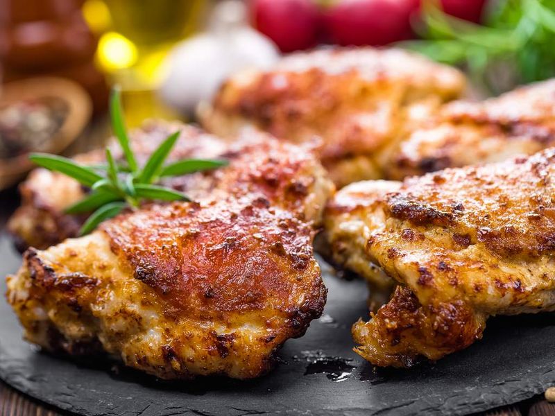 Chicken Thighs (Bone-In & Not Skinless)